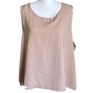 Showpo. Size 12 dusty rose lined tank top. Relaxed fit.